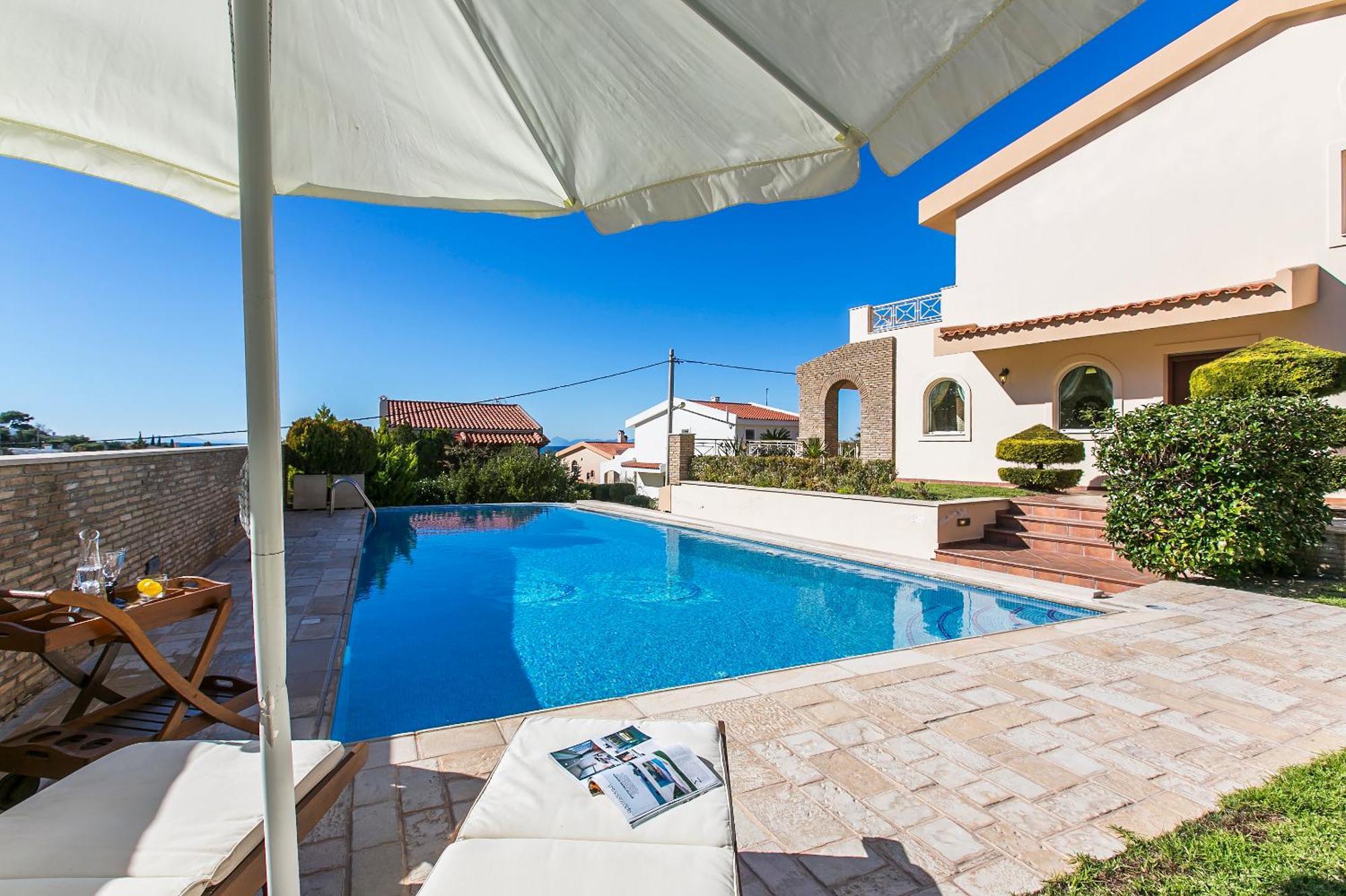 Villa Melia Соунио Екстериор снимка