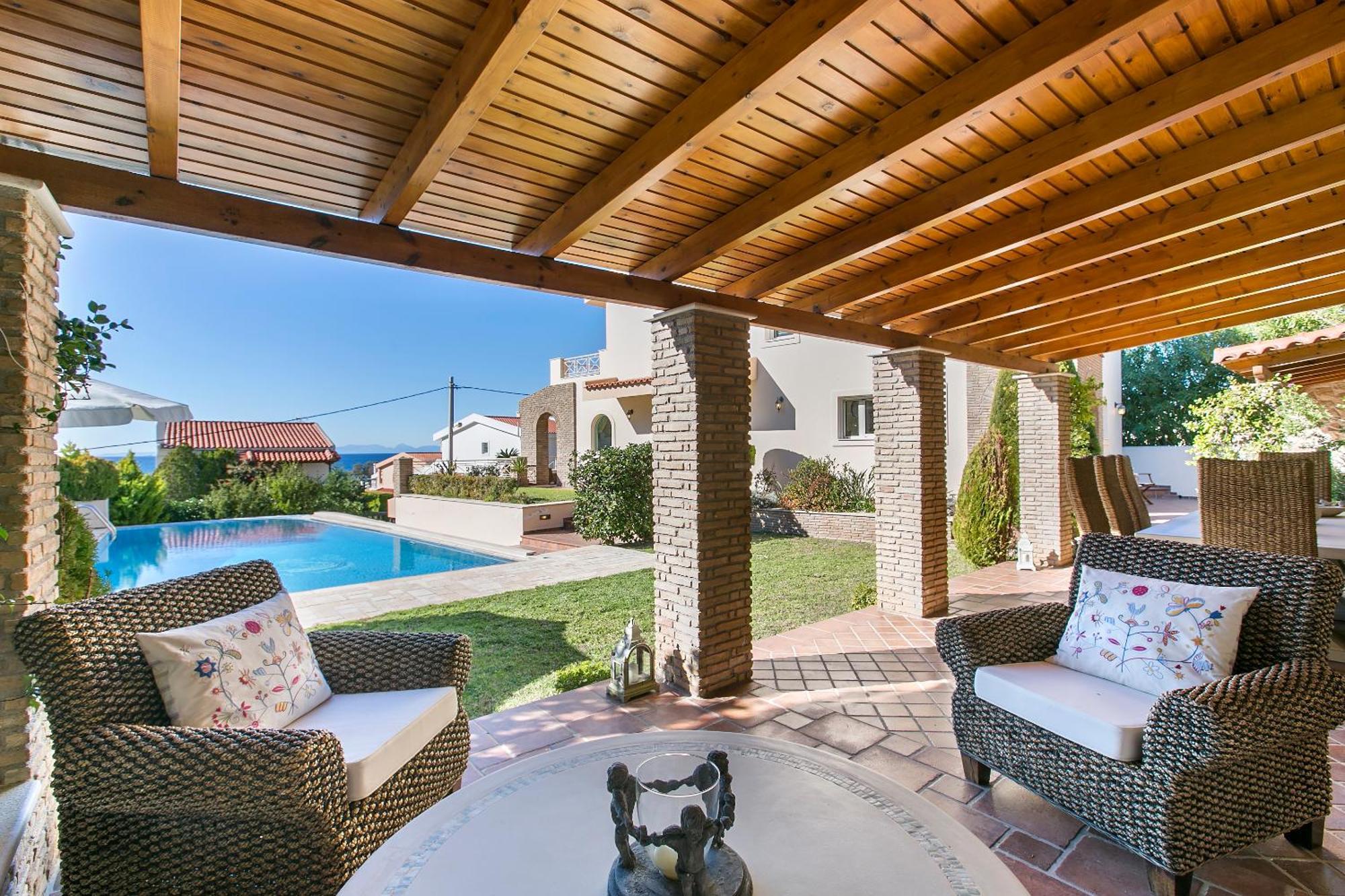 Villa Melia Соунио Екстериор снимка