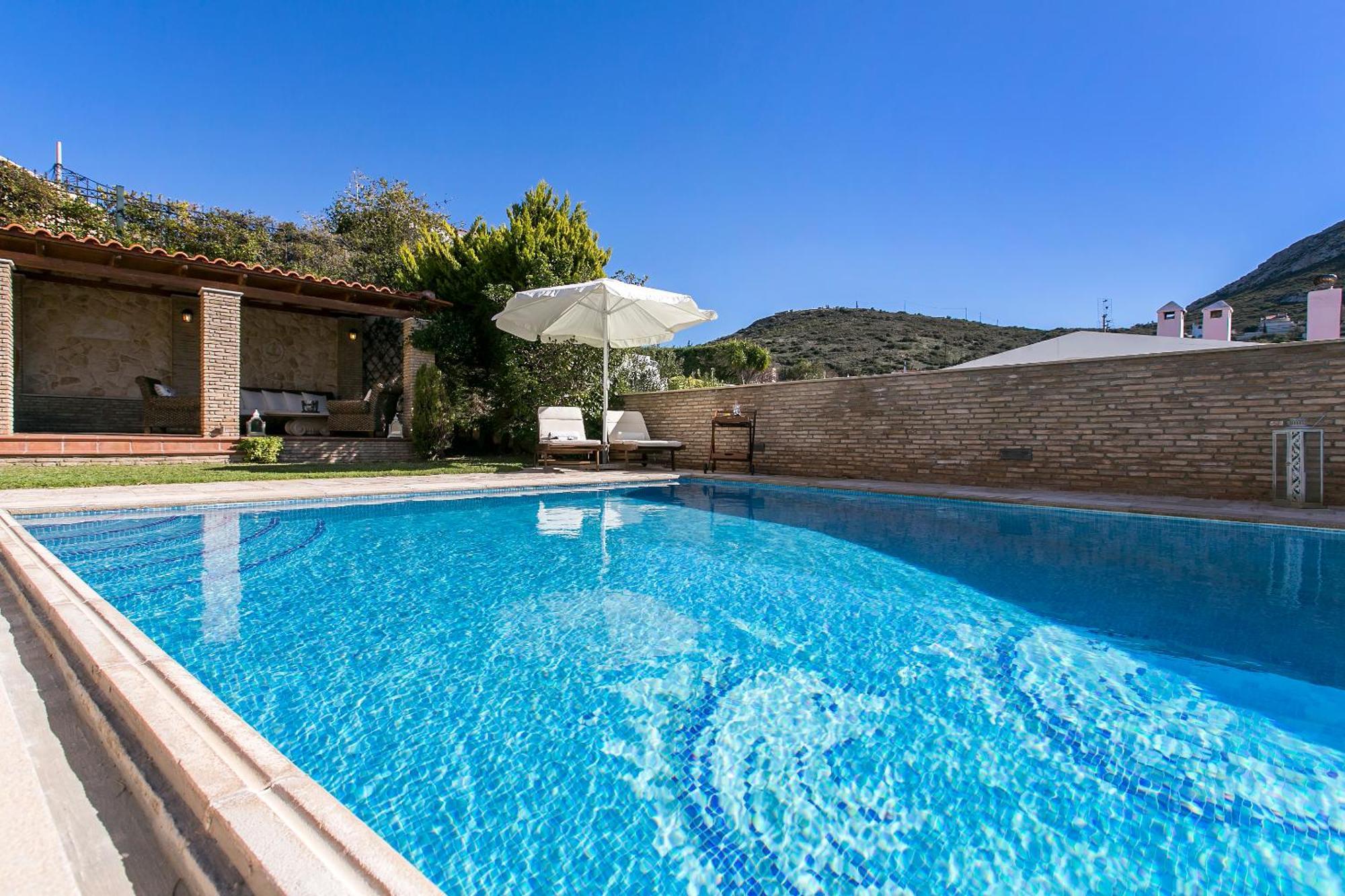 Villa Melia Соунио Екстериор снимка
