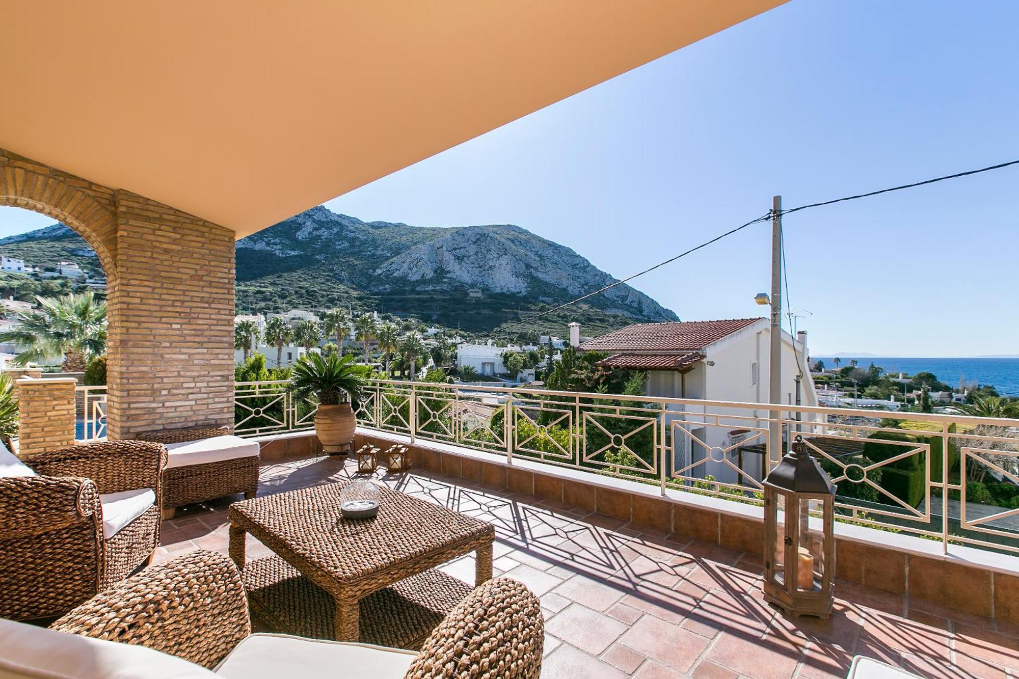 Villa Melia Соунио Екстериор снимка