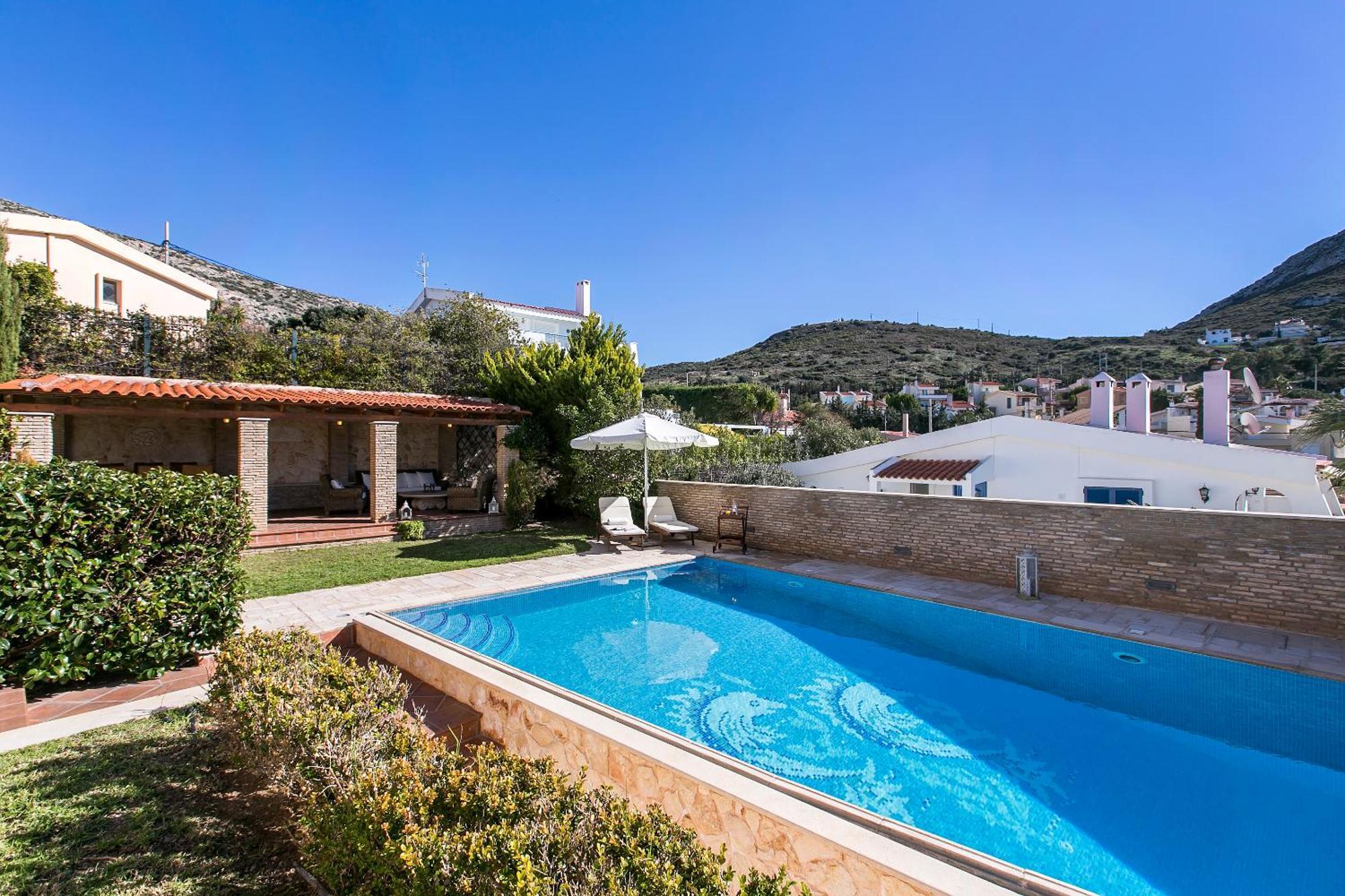 Villa Melia Соунио Екстериор снимка