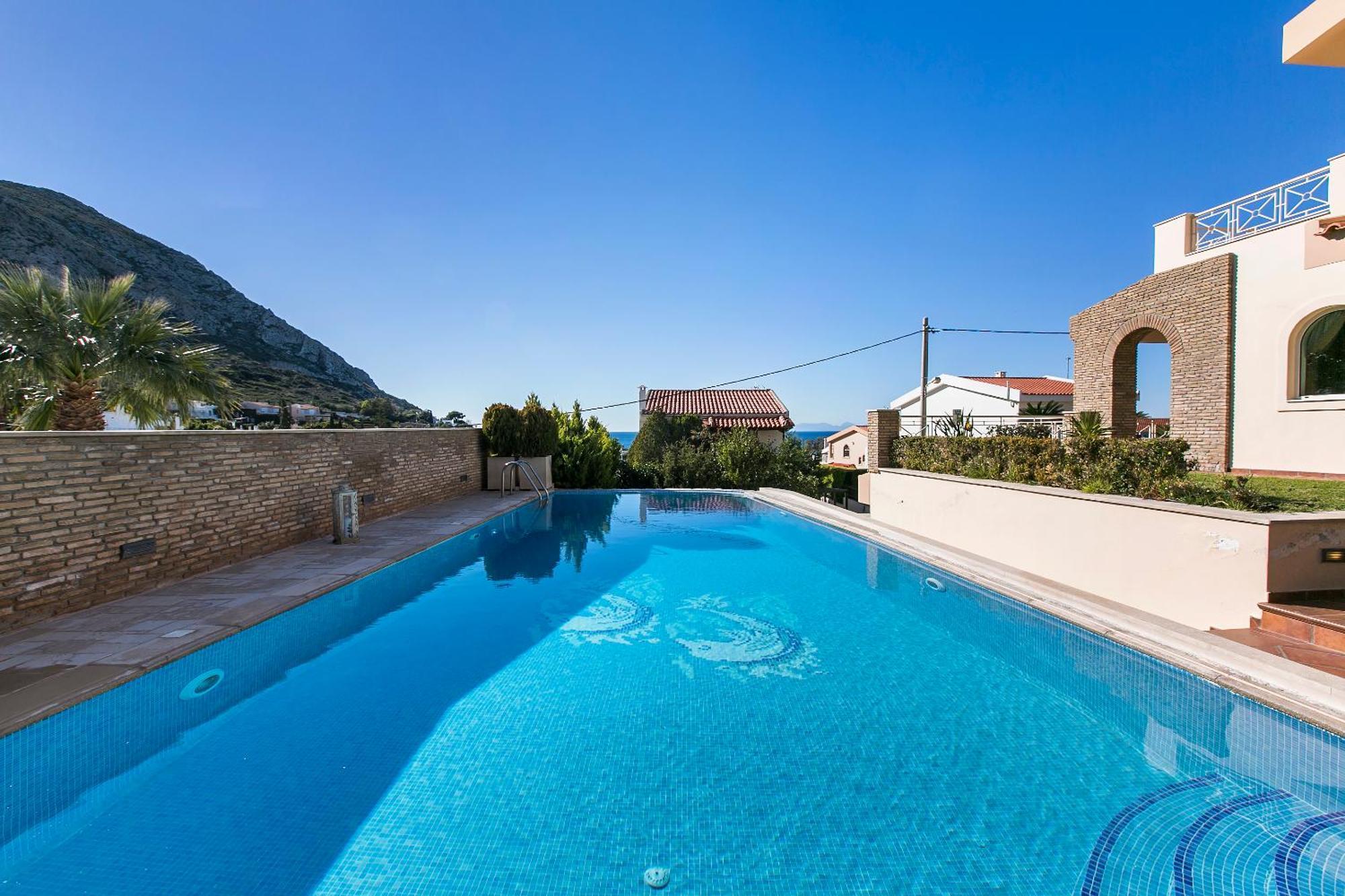 Villa Melia Соунио Екстериор снимка